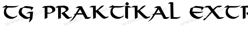 TG Praktikal ExtraBo字体转换